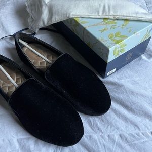 Birdies Starling Black Velvet Shoes